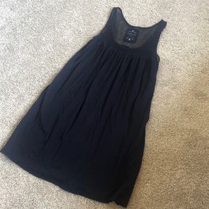 Navy blue cotton dress